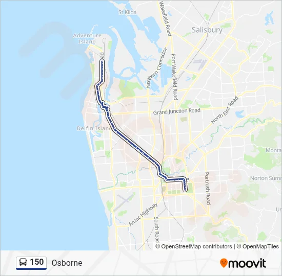 150 Route - Osborne to City: Schedules, Stops & Maps (Updated)