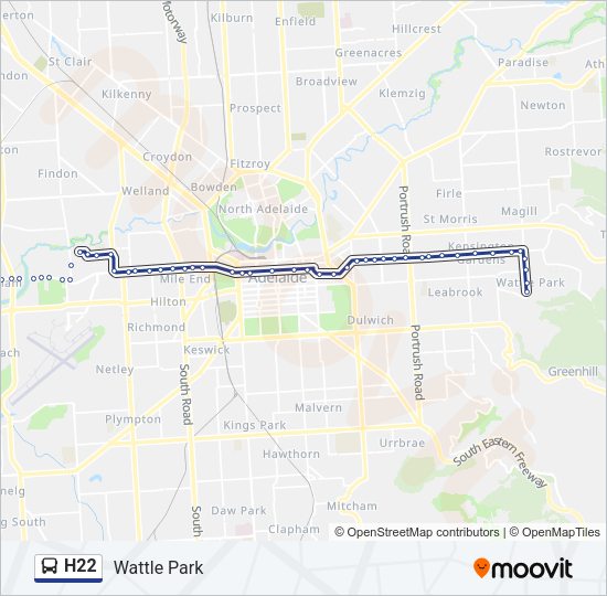 H22 Bus Line Map