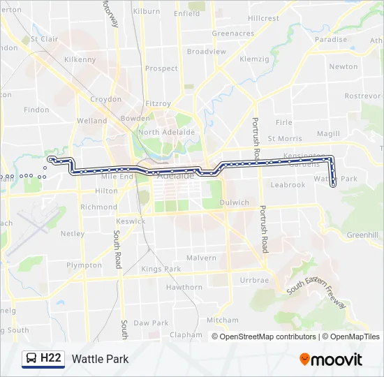 H22 Bus Line Map
