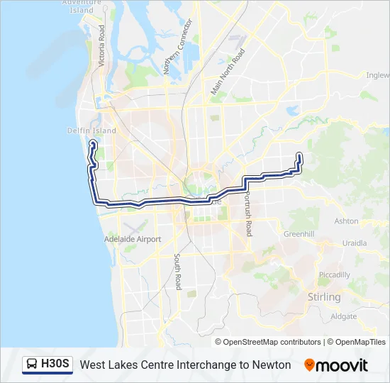 H30S Bus Line Map