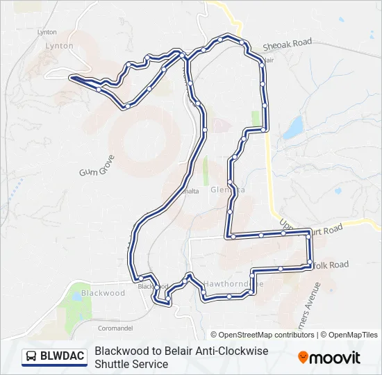 BLWDAC Bus Line Map