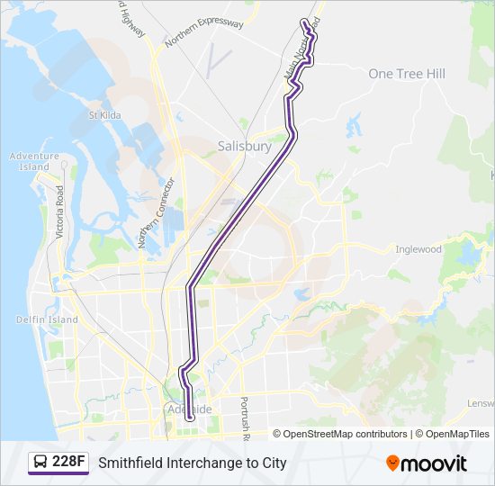 228F Bus Line Map