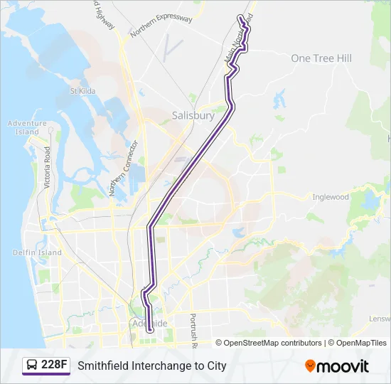 228F Bus Line Map