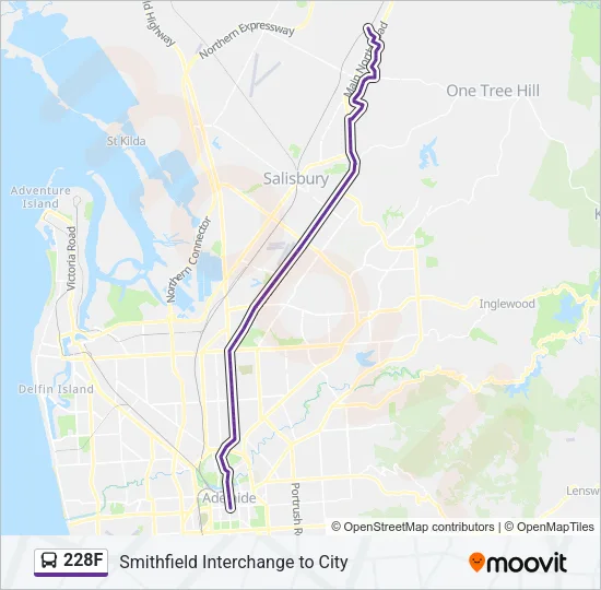 228F Bus Line Map