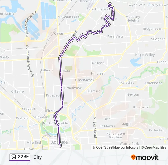 229F Bus Line Map
