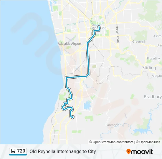 720 Bus Line Map