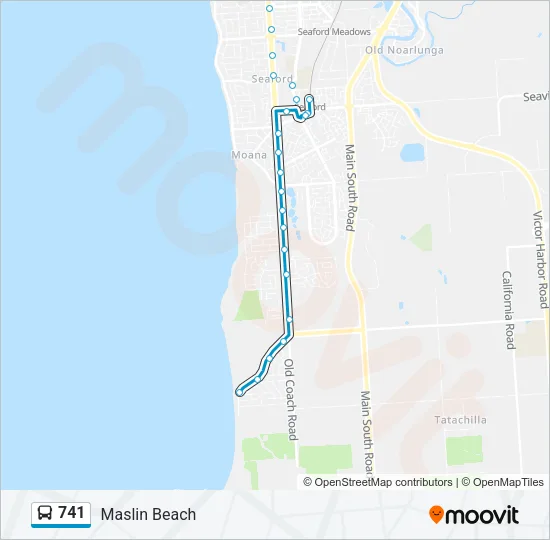 741 Bus Line Map