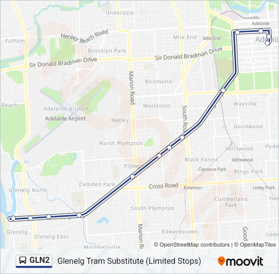 GLN2 Bus Line Map