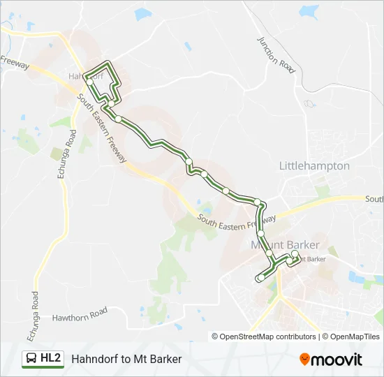 HL2 Bus Line Map