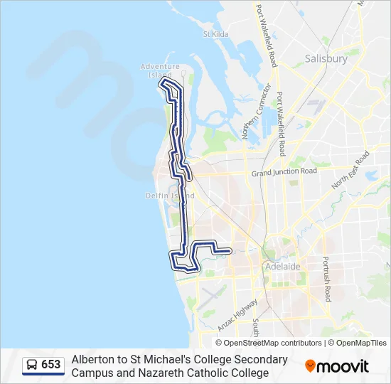 653 Route: Schedules, Stops & Maps - St Michael's Primary Campus ...
