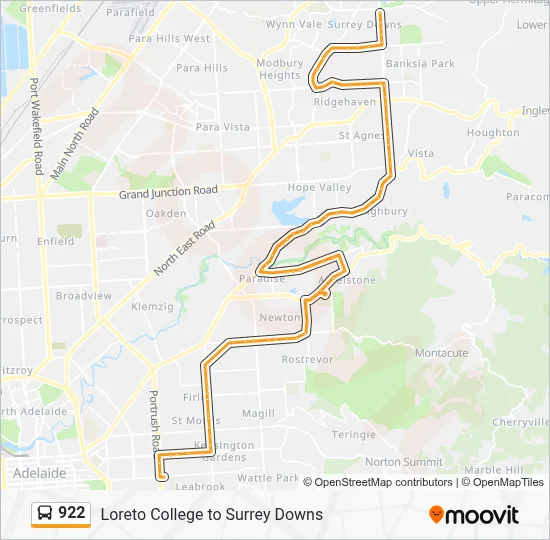 922 Route: Schedules, Stops & Maps - Fairview Park (School Bus) (Updated)