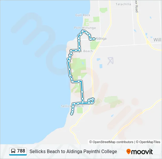 788 Bus Line Map
