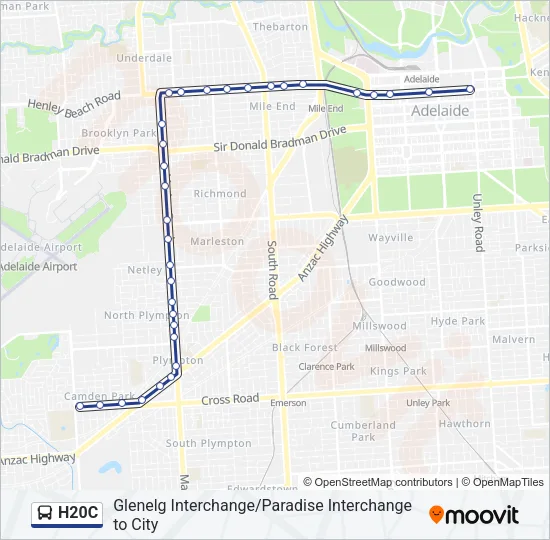 H20C Bus Line Map