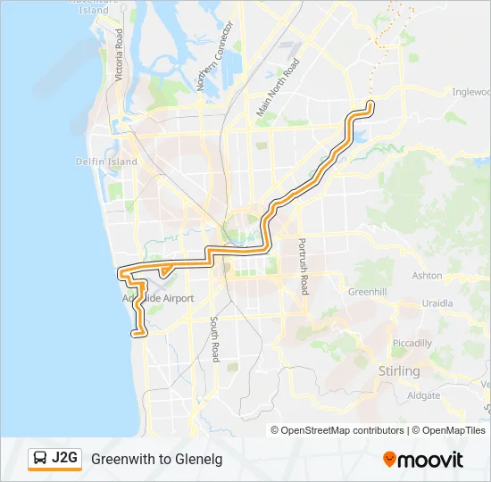 J2G Bus Line Map