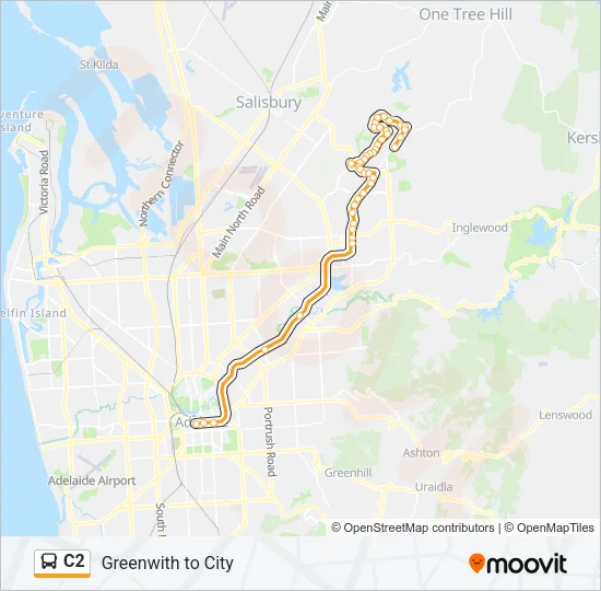 C2 Bus Line Map