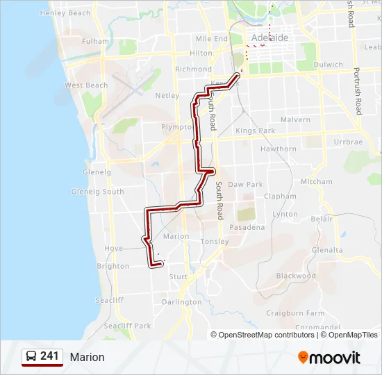 241 Bus Line Map