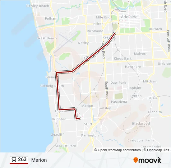 263 Bus Line Map