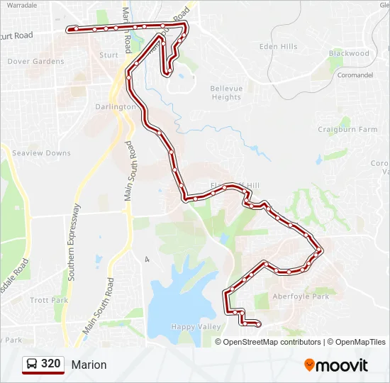 320 Bus Line Map