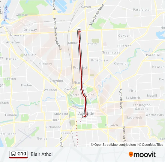 G10 Bus Line Map