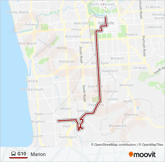 G10 Bus Line Map