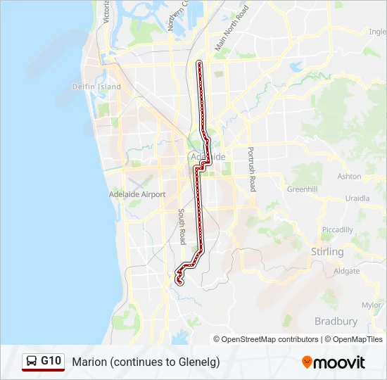 G10 Bus Line Map
