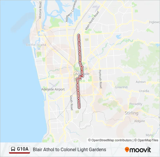 G10A Bus Line Map