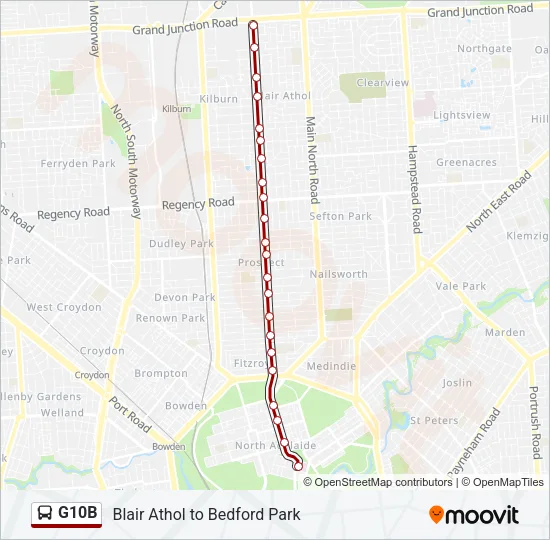 G10B Bus Line Map