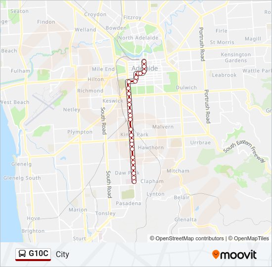 G10C Bus Line Map