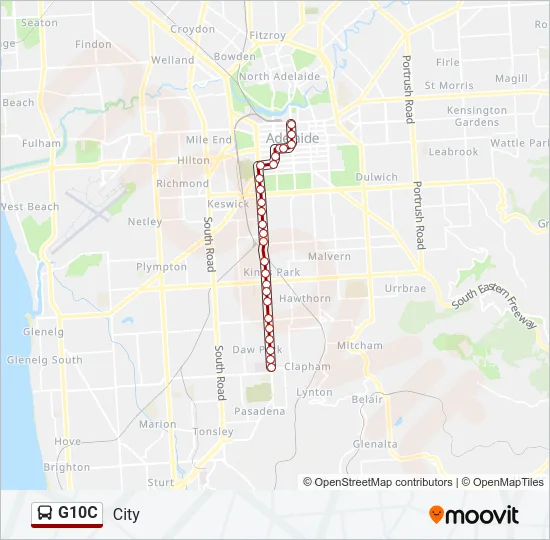 G10C Bus Line Map