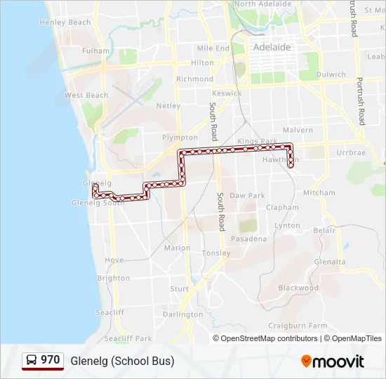 970 Bus Line Map