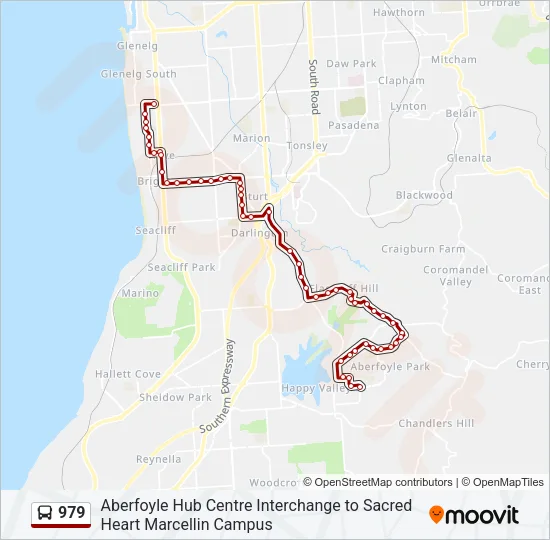 979 Bus Line Map