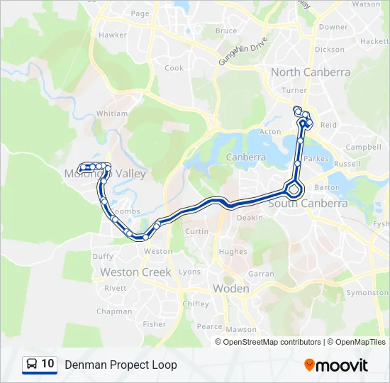 10 Bus Line Map
