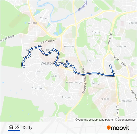 65 Route: Schedules, Stops & Maps - Duffy (Updated)