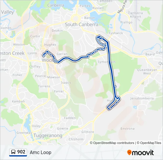902 Bus Line Map