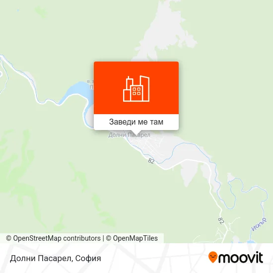Долни Пасарел карта