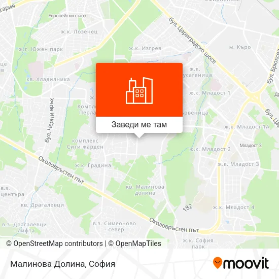Малинова Долина карта