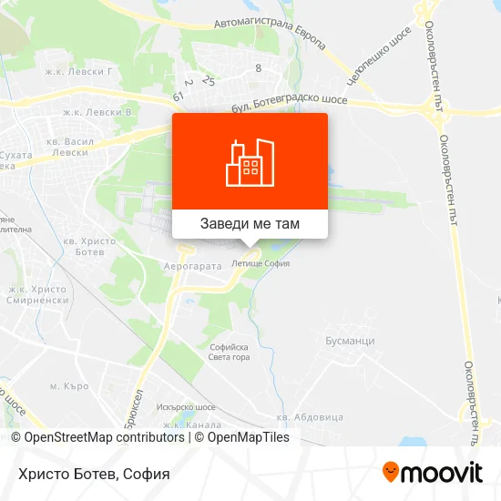 Христо Ботев карта