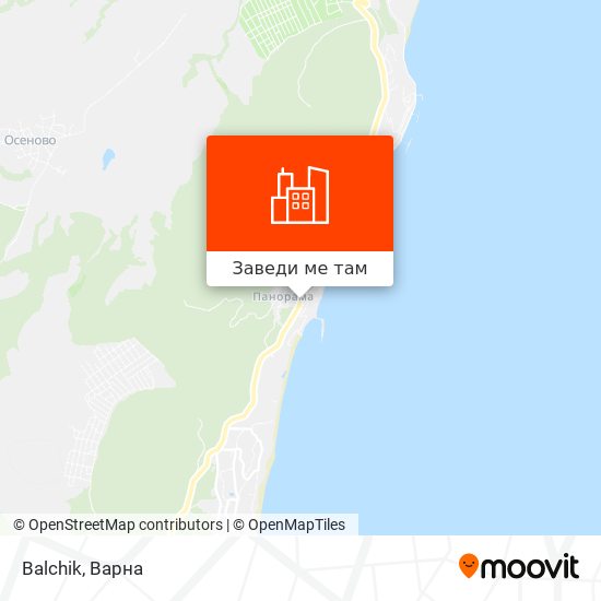 Balchik карта