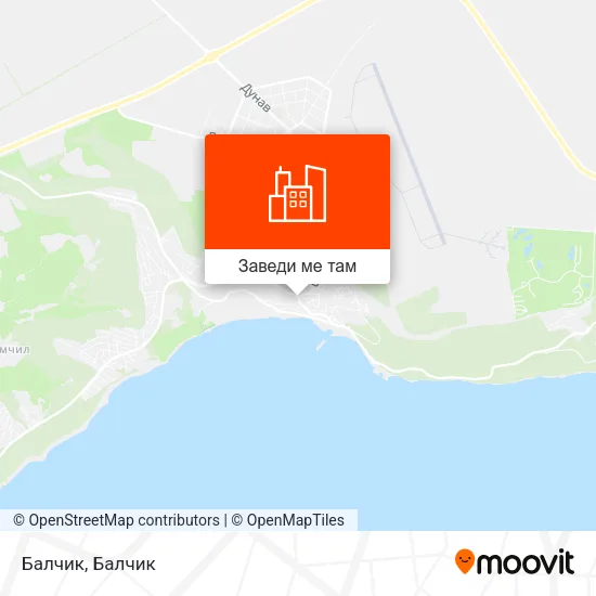 Балчик карта