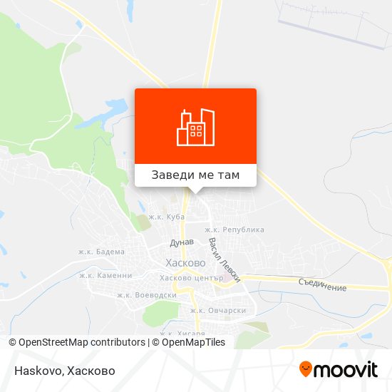 Haskovo карта