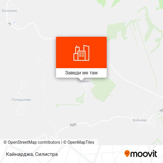 Кайнарджа карта