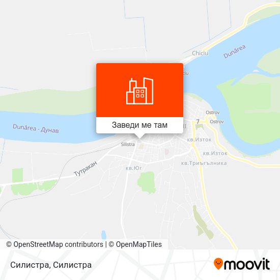 Силистра карта