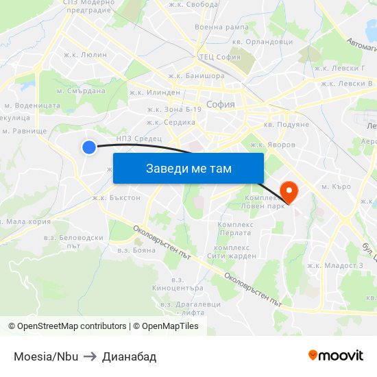 Moesia/Nbu to Дианабад map