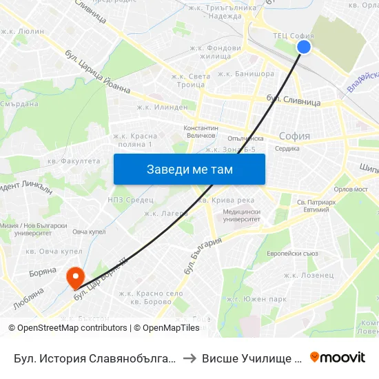 🏢 Капитол Резидънс / Capitol Residence (0066) to Висше Училище По Застраховане И Финанси map