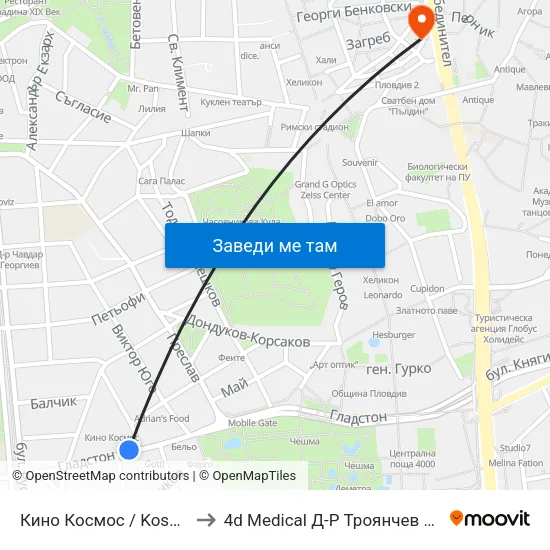 Кино Космос / Kosmos Cinema (263) to 4d Medical Д-Р Троянчев Фетална Морфология map