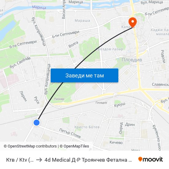 Ктв / Ktv (202) to 4d Medical Д-Р Троянчев Фетална Морфология map