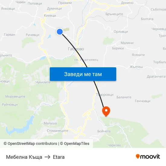 Мебелна Къща to Etara map