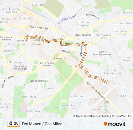20 Light Rail Line Map