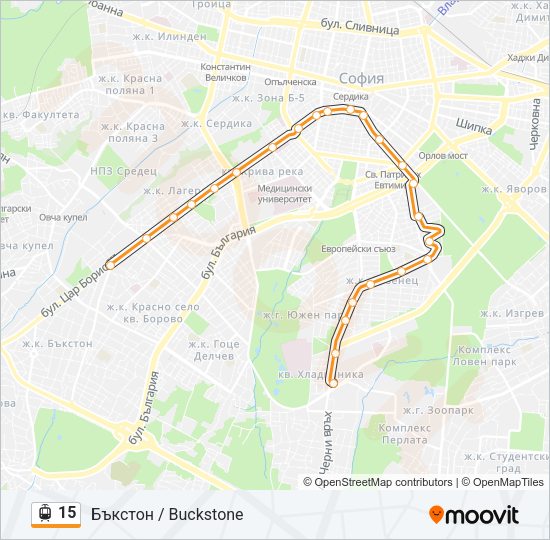 15 Light Rail Line Map