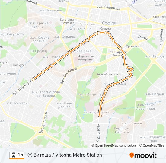 15 Light Rail Line Map